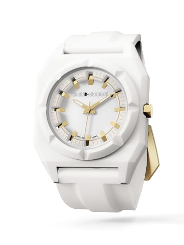 doublE-standard RÉ-NEGADE All WHITÉ | Unisex Quartz Fashion Watch -