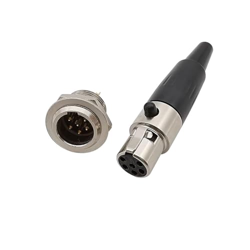 Connecteurs de microphone XLR 3 à 6 broches adaptateur mâle femelle soudage câble