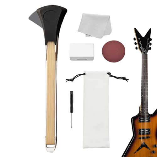 Guitar Bow, Pickaso Gitarrenbogen | Schachtelhalm doppelseitig integriert | tragbarer - , für Gitarrenspiel, Performances