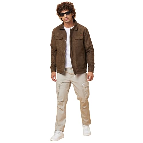 Image of Being Human Green Regular Fit Men's Jacket Clothing