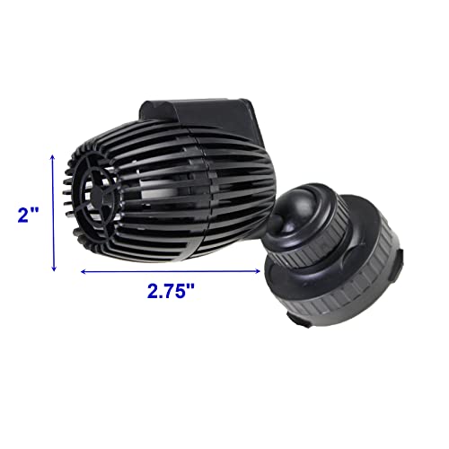Image of AQUANEAT Aquarium Wavemaker Circulation Pump, 480GPH Fish Tank Powerhead, Submersible Water Pump, Magnetic Base