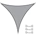 Produktbild CelinaSun Sonnensegel inkl Befestigungsseile Basic Dreieck gleichseitig 3 x 3 x 3 m hellgrau Sonnenschutz wasserabweisend