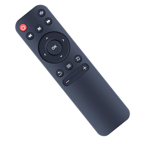 Image of ZWP Projector Replacement Remote Control Compatible for Meer YG300 YG300 Pro, Wielio AT-M269D, ZDK GC06, ARTSEA Portable Mini Projector(Black)