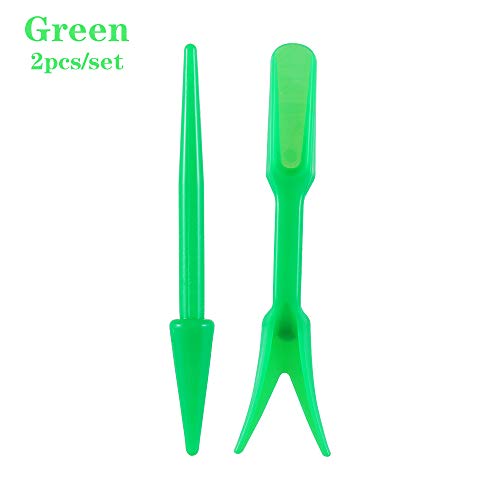 jumpeasy Home Garden Mover Digging Plant Tools Seedling Tool Transplanting Device Sowing Nurserytray(green)