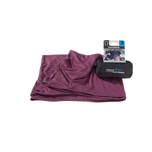 cocoon - Coolmax Travel Blanket | Compact Throw Blanket for Camping and Hiking | Fits in Backpack | Attaches to Luggage | Travel Essential | Fast Drying (Regular 70