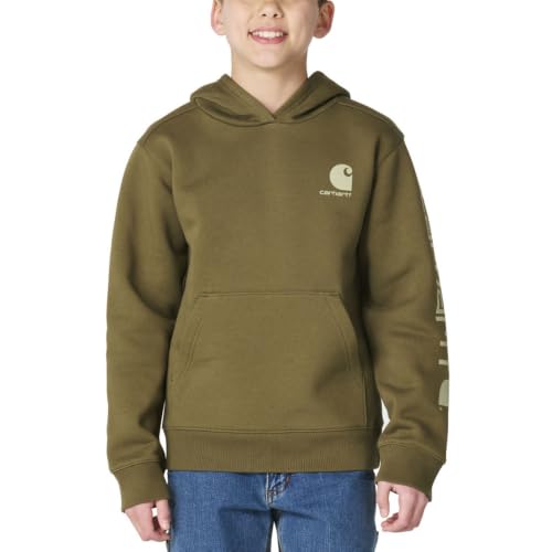 Image of Carhartt Boys Long Sleeve Hooded Sweatshirt