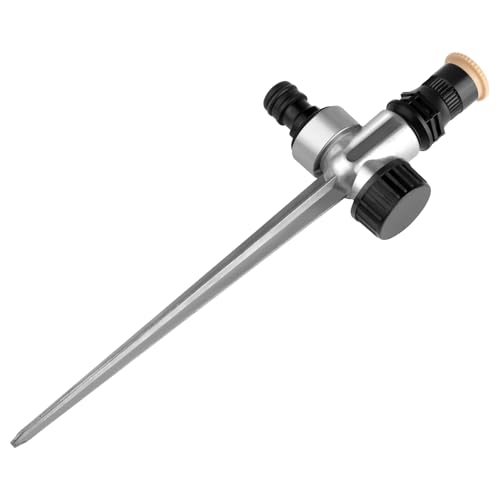 RISF Rasensprenger 360° Automatische Drehbarer Gartensprenger, Metall...