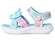 Skechers Mädchen Jumpsters Butterfly Brites Flache Sandale, Blau, 28 EU