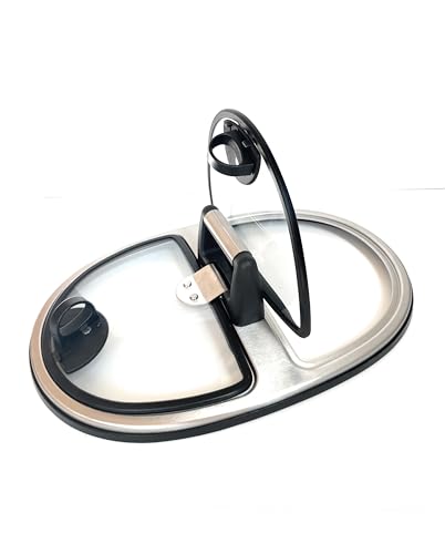 Generic 6 QT Slow Cooker Glass LId with Stainless Steel Handle ONLY Compatible with KitchenAid Model KSC6222SS KSC6223SS, clear