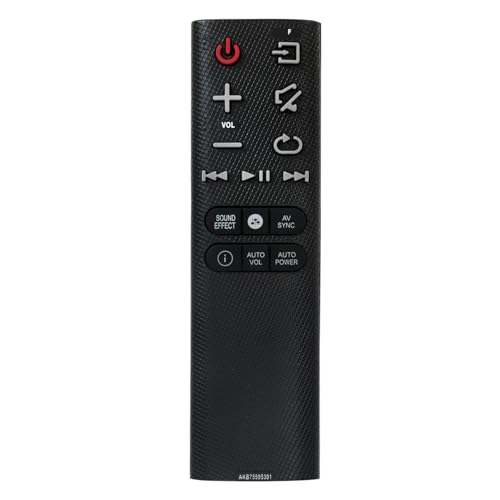 AKB75595301 Replaced Remote fit for LG Sound Bar SK6 SK6Y SK8 SK8Y SK9 SK9Y SK10 SK10Y SKC9 SPK8-W SPK5B-W SKM6Y AKB75475301 AKB75595312