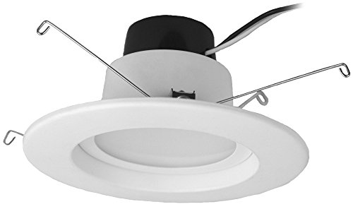 (Case Of 2) Tcp Elite 14W 5-6 Inch Recessed Downlight Retrofit Trim Kit In Warm White (85W Replacement, 3000K, E26 Base, Circle Shape, Led14Dr5630K) #TOP1