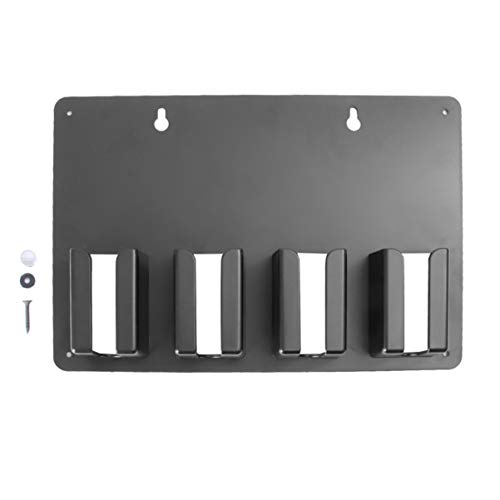 FOMIYES Hair Clipper Storage Rack Wall-mounted Hairdressing Tool Organizer Multi-function Storage Shelf for Barbers Professional Hair Clipper Holding Rack