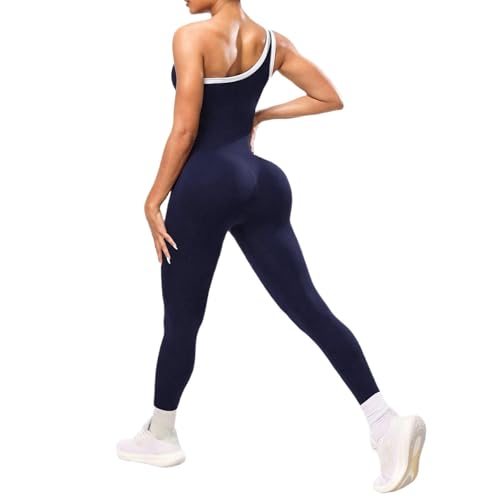 Combinaison d'été asymétrique moulante et respirante pour le fitness