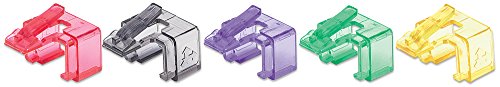 Intellinet Pack of 50 RJ45 Repair Clips (to Repair RJ45 Modular Plugs) Transparent Colourful 771450