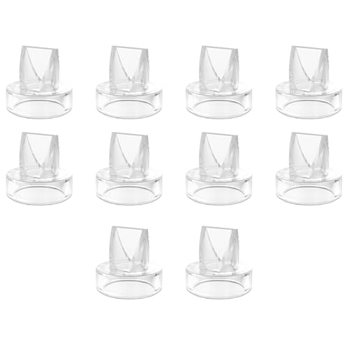 Image of TOVVILD 10 Pack S9 Pro / S12 Pro / S9 / S12 Duckbill Valve, Compatible with Momcozy/TSRETE/NaNaLazy/bluefair Breastpump, for Zomee/Legendairy Collection Cups