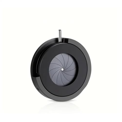 Microscope 1.5-23mm Optical Iris Diaphragm Module Adjustable Manual Aperture M4 Bracket Optional for Microscope Camera