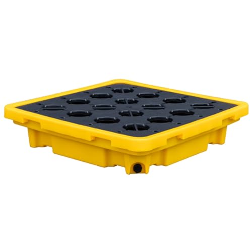 Plateforme de rétention étanche : bac modulaire de stockage pour garage