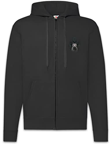 Sweat à capuche homme Urban Backwoods contre le froid avec motif White Tiger zippé