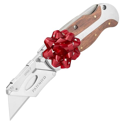 Sheffield 12115 Folding Utility Knife, Stocking Stuffers, Gifts for Men,