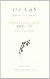  Poes¡a escogida IV, 1924-1936 (Obras Juan Ramon Jimenez)