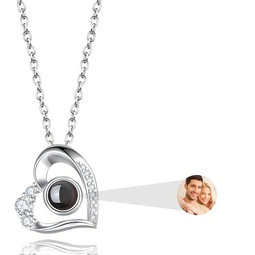 AAQ Collana con foto personalizzata - Collana con proiezione e