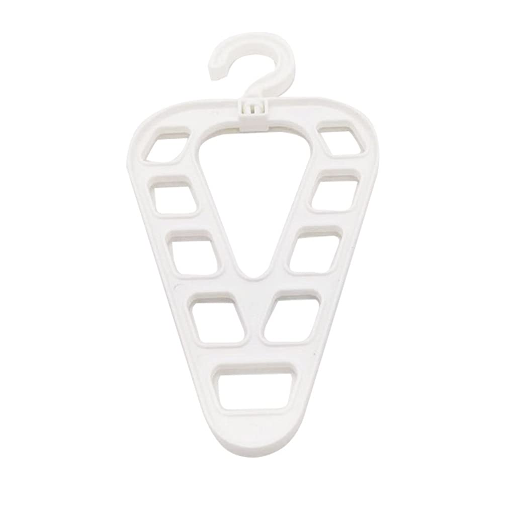 MOBYGKFY 9-Hole Magic Clothes Hanger Closet Organizer Space Saving Multi-function Drying Racks Wardrobe Scarf Storage Cloth Hanger(Wit)