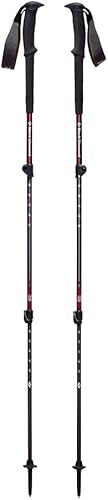 Miniatura 11 de BLACK DIAMOND Bastones de senderismo para senderismo (par) | Bastones de senderismo de aluminio ligero | Puños naturales, corcho o espuma | Cañas