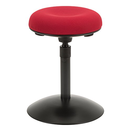 Image of Norwood Commercial Furniture Active Stool with Adjustable Height Pivot Round Seat, Red NOR-NIL1716F-RD-SO