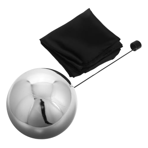 ifundom Floating Ball Reflective Mirror Ball for Stage Performance Halloween Trick Toy Ghost Gimmick Kids Toy