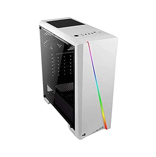 Cylon White Rgb Mid Tower Computer Case #TOP7
