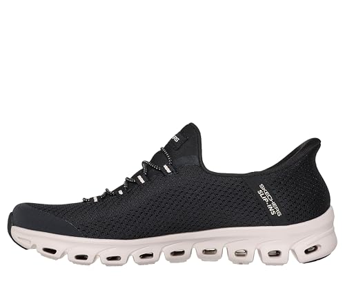 Skechers Women's Hands Free Slip-ins Sport Active Glide-Step - Vibey, Bknt=Black/Natural, 12 by Skechers - Used condition - Image 2