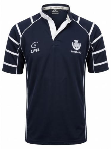 Live for Rugby Mens Scotland Breathable Rugby Shirt