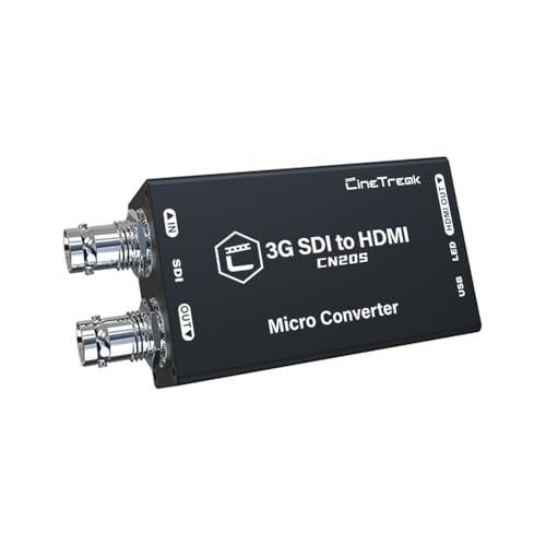 Convertidor SDI a HDMI CineTreak CN20S con salida loop SDI y soporte para visualización 3D Lut profesional 3