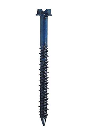 Simpson Strong-Tie TTN18234H Titen Masonry Screws Hex Head 3/16 x 2-3/4 100ct Simpson Strong-Tie TTN18234H Titen Masonry Screws Hex Head 3/16" x 2-3/4" 100ct