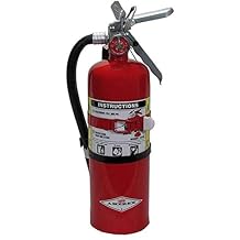Amerex B500T 5 lbs ABC Dry Chemical Fire Extinguisher with Wall Bracket