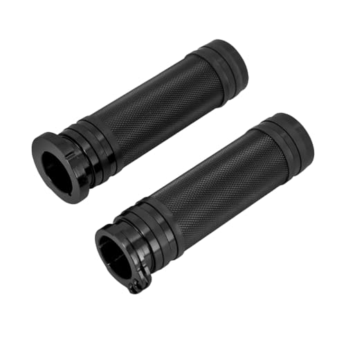 Poignée moto guidon 1 pouce 25 mm noir CNC pour custom Dyna et Sportster
