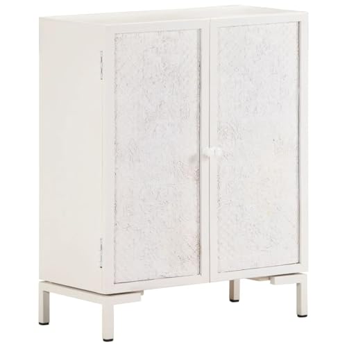Vopese Aparador de Madera Maciza de Mango 60x30x76 cm Armario de Almacenaje, Aparador Auxiliar Mueble de Almacenaje de Salón Buffet Moderno
