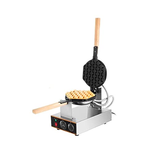 CSDASW Máquina for Hacer gofres con Burbujas de Huevo, 1400W, eléctrica Comercial, Antiadherente, for Hornear Pasteles, Eggettes, Puff, Aparato de Cocina for el hogar
