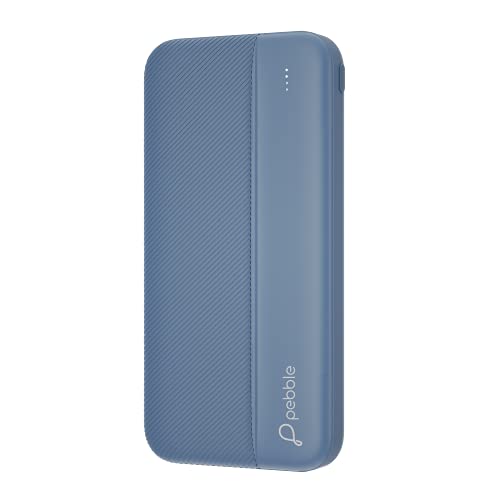 Pebble Volt+ 10,000mAh high-Speed Power Bank (Aqua Blue)