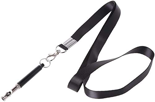 PawtoTop Dog Whistle | Stainless Steel Dog Training Ultrasonic Silent Whistle | Whistle Tool for Recall Training and Obedience | Get PDF Tutorial | Free Lanyard Strap with Adjustable Pitch