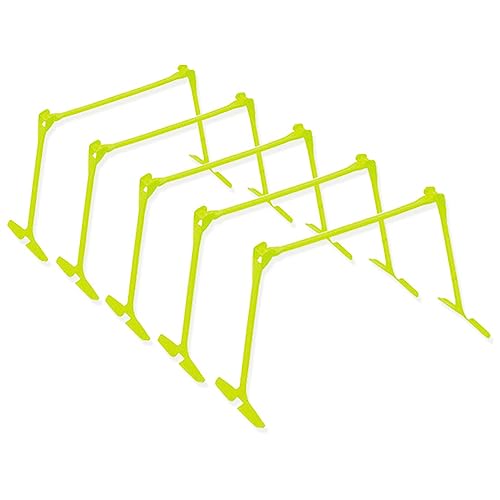 Speed Agility Hostles - Attrezzatura portatile regolabile per allenamento ad ostacoli per allenamento in pista all'interno e all'esterno