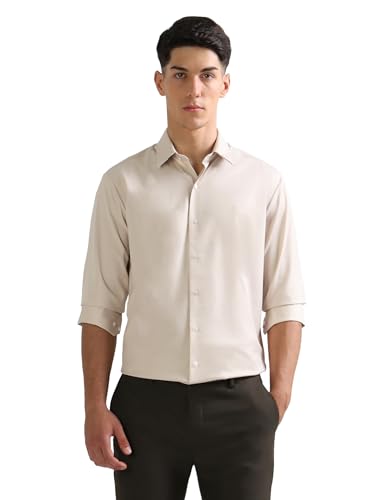 Image of Arrow New York Men's Solid Slim Fit Shirt