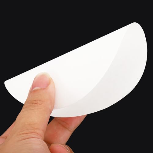 Image of PATIKIL 200Pcs 11cm Qualitative Filter Paper Circles, Fast Speed Round Laboratory Filter Paper Chemical Industrial Oil Testing Funnel Filter Paper