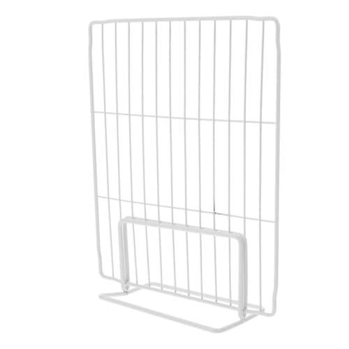 ABOOFAN Estante del Compartimiento del refrigerador Particiones para estanterías de Alambre Divisor más Fresco divisores de Alambre para congelador divisores de congelador Planchar Blanco