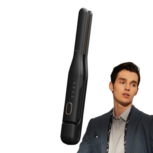 Plancha de Pelo - Antiescaldaduras Recargable de 4 Temperaturas | Estilo inalámbrico con plancha plana | Para hombres y mujeres, herramienta eléctrica de calentamiento rápido para viajes en casa, dorm