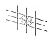 SIXONE Fenstergitter Luna 1140 x 690 mm Einbruchsschutz Sicherheitsgitter Feuerverzinkt