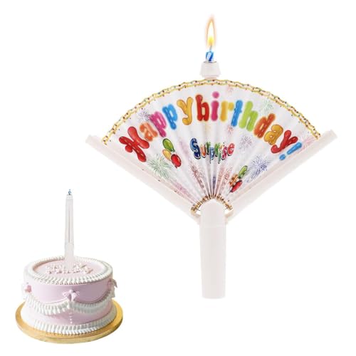 ZORVYN Festa Centro 1 Candele Torta di Compleanno,Candele a Spirale di Compleanno Lunga E Sottile,Candela a Spirale Cupcake per Compleanno Partito Torta Decorazioni (Candele di compleanno creative)