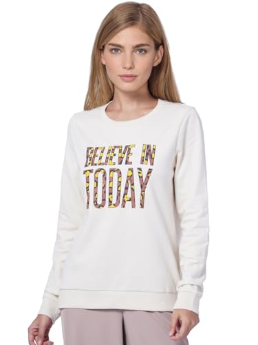 Image of VERO MODA Women's Cotton Round Neck Sweatshirt