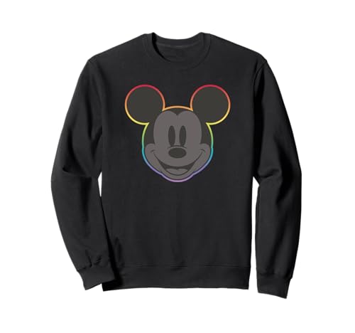 Sweatshirt Disney Mickey de qualité supérieure au design épuré multicolore