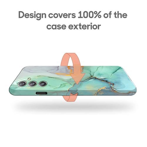 Image of COLORflow Back Cover Compatible with Samsung Galaxy A34 5G | Beautiful Green Marble | Designer Printed Hard CASE Bumper Back Cover Compatible with Samsung A34 5G